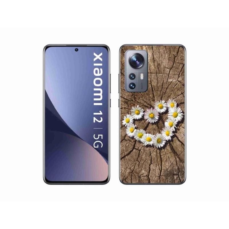 Gél borító mmCase a Xiaomi 12X-hez - százszorszépek szíve