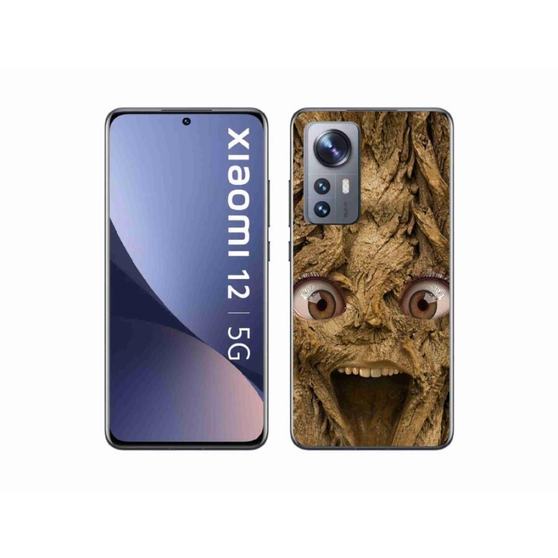 Gél borító mmCase a Xiaomi 12X-hez - vidám fa szemekkel