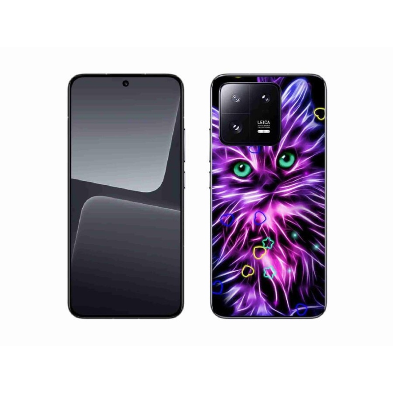 Gél borító mmCase a Xiaomi 13-hoz - absztrakt macska