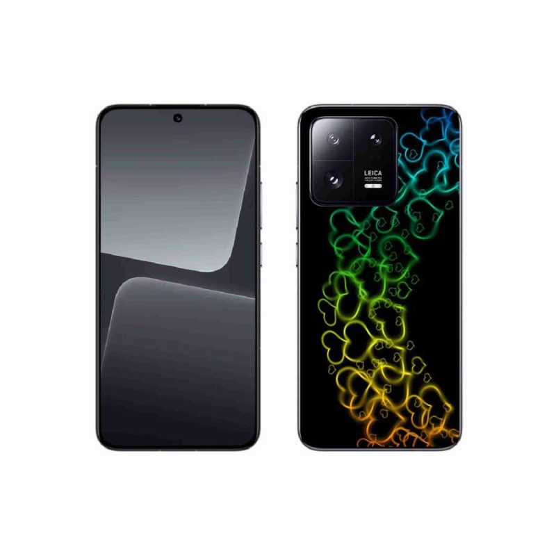 Gél borító mmCase a Xiaomi 13-hoz - színes szívek