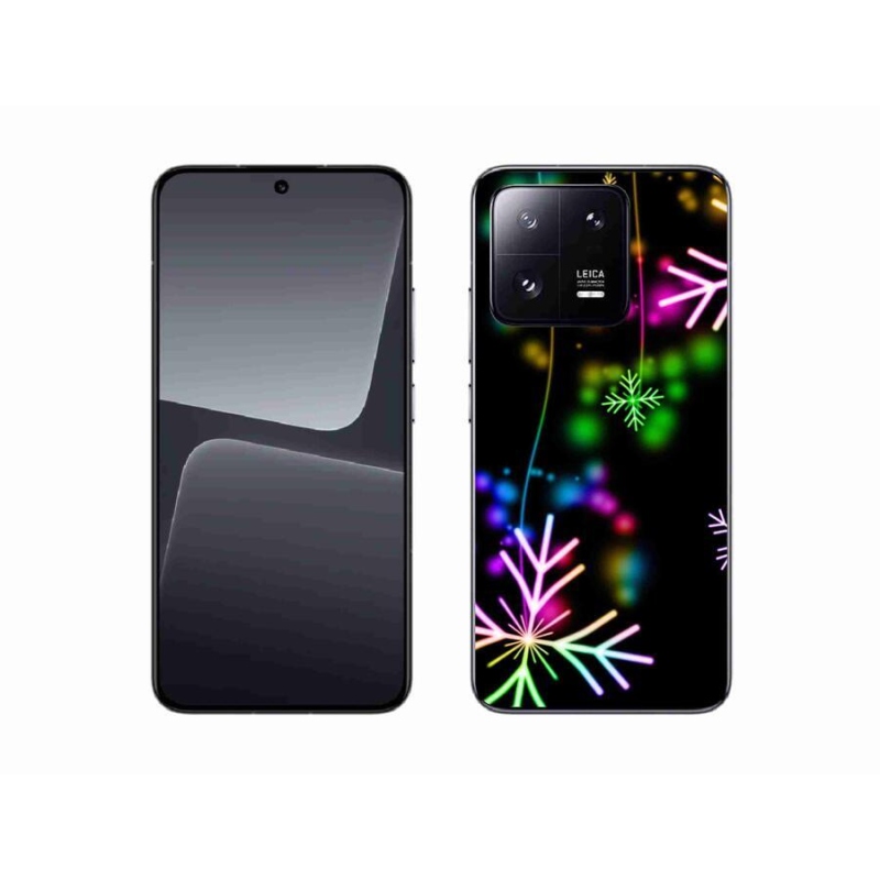 Gél borító mmCase a Xiaomi 13-hoz - színes hópelyhek