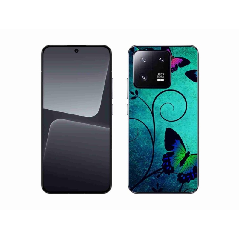 Gél borító mmCase a Xiaomi 13-hoz - színes pillangók