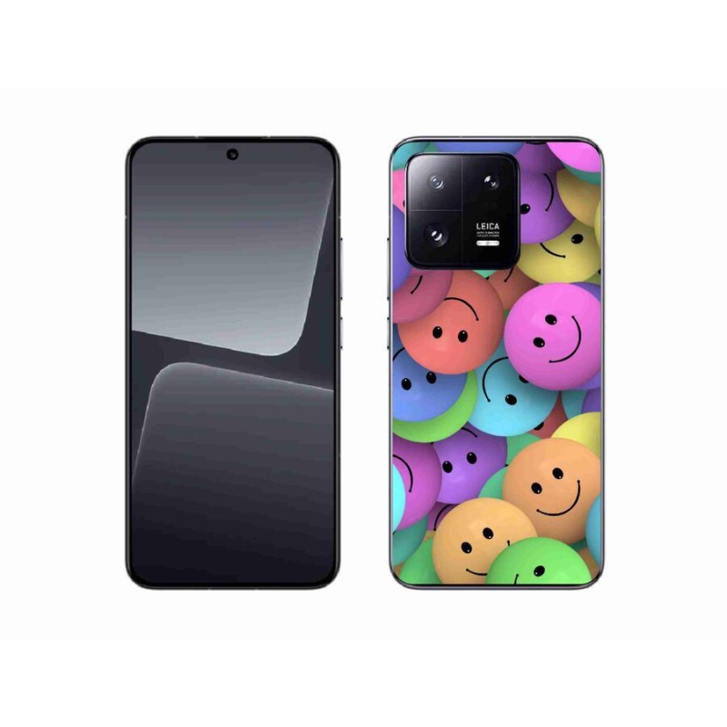 Gél borító mmCase a Xiaomi 13-hoz - színes smiley-k