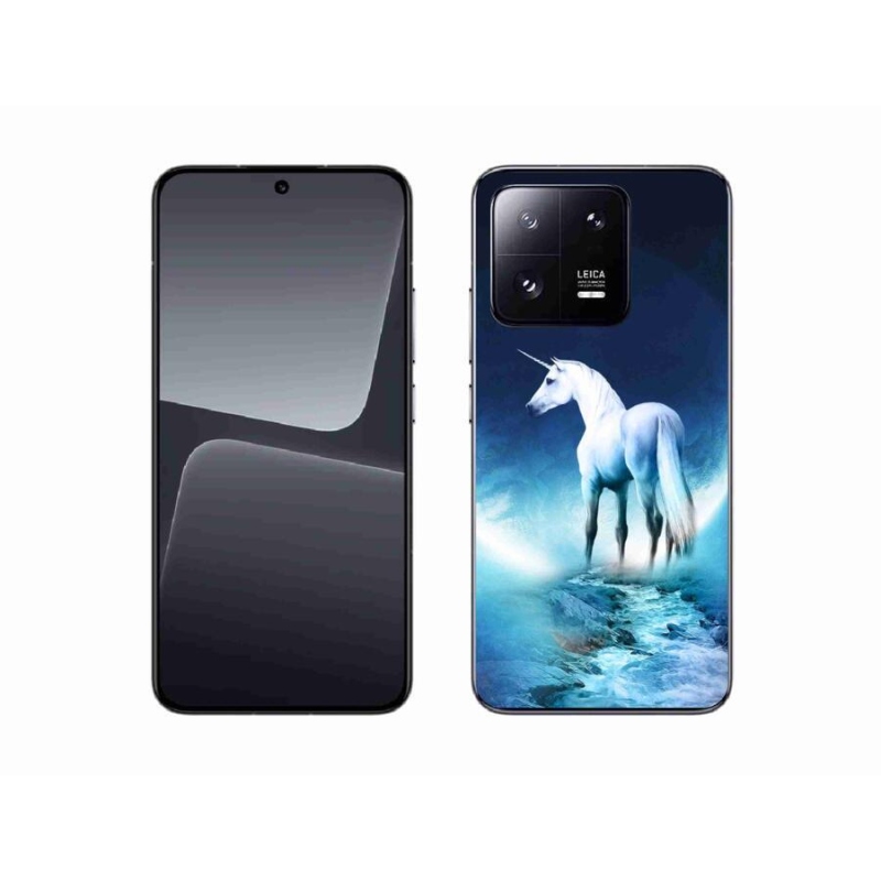 Gél borítás mmCase a Xiaomi 13-hoz - fehér egyszarvú
