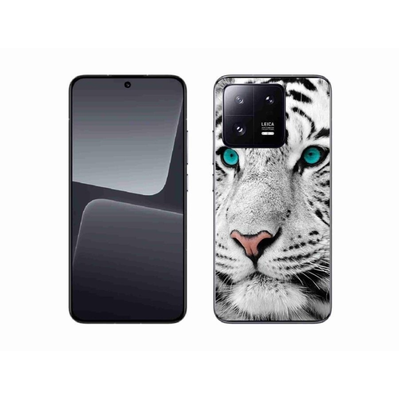 Gél borítás mmCase a Xiaomi 13-hoz - fehér tigris