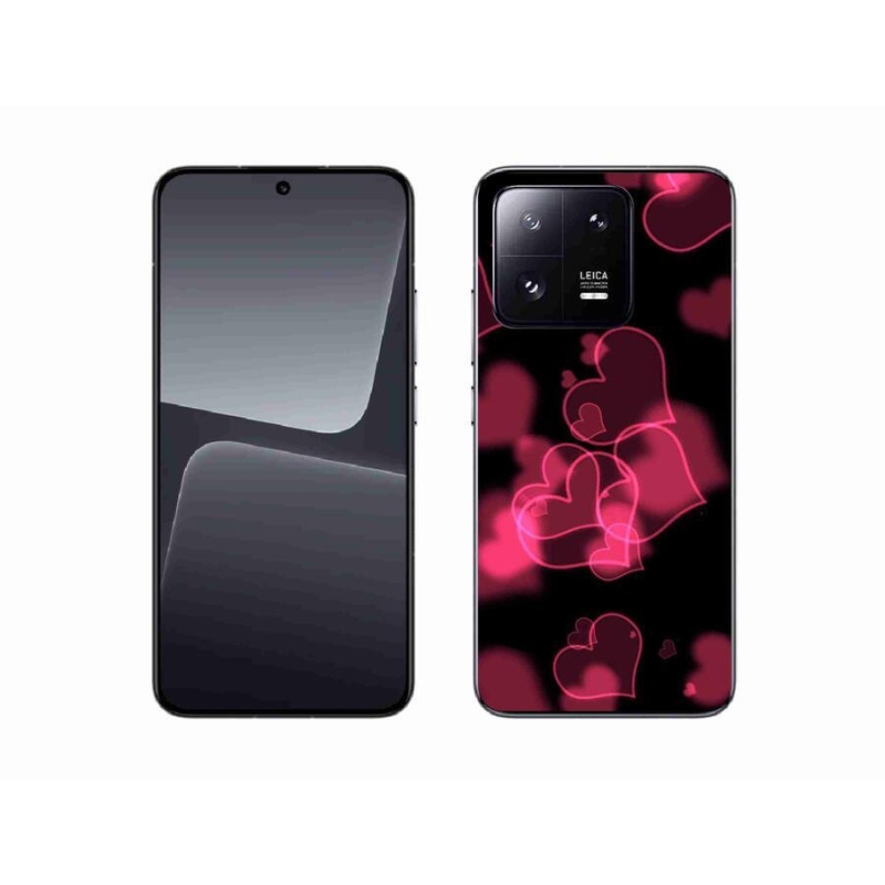 Gél borítás mmCase a Xiaomi 13-hoz - piros szívek