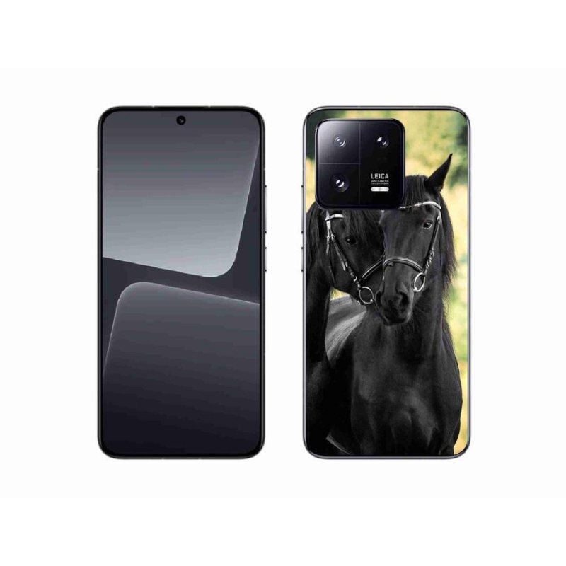 Gél borító mmCase a Xiaomi 13-hoz - két fekete ló