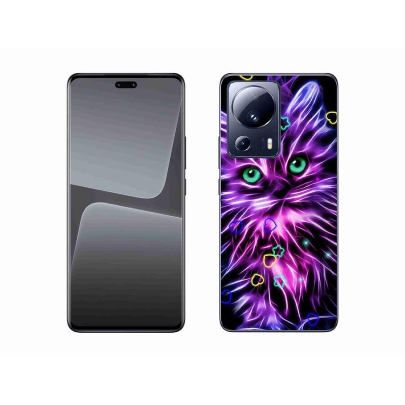 Gél borítás mmCase a Xiaomi 13 Lite-hoz - absztrakt macska