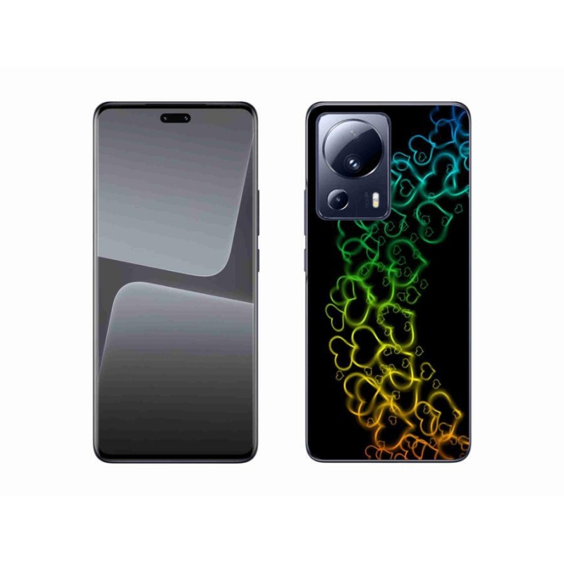 Gél borítás mmCase a Xiaomi 13 Lite-hoz - színes szívek