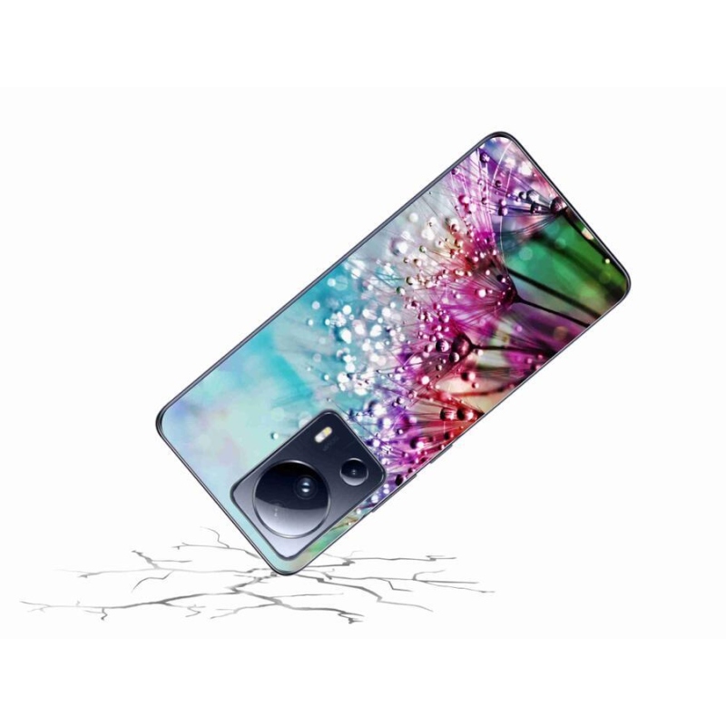 Gél borítás mmCase a Xiaomi 13 Lite-hoz - színes virágok