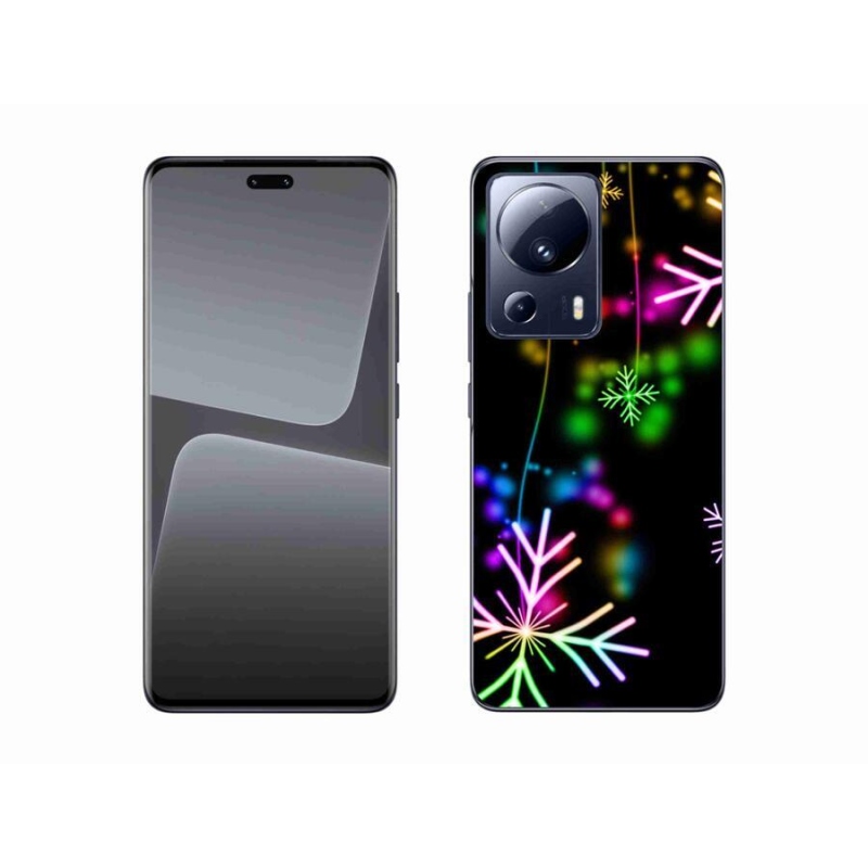 Gél borítás mmCase a Xiaomi 13 Lite-hoz - színes hópelyhek