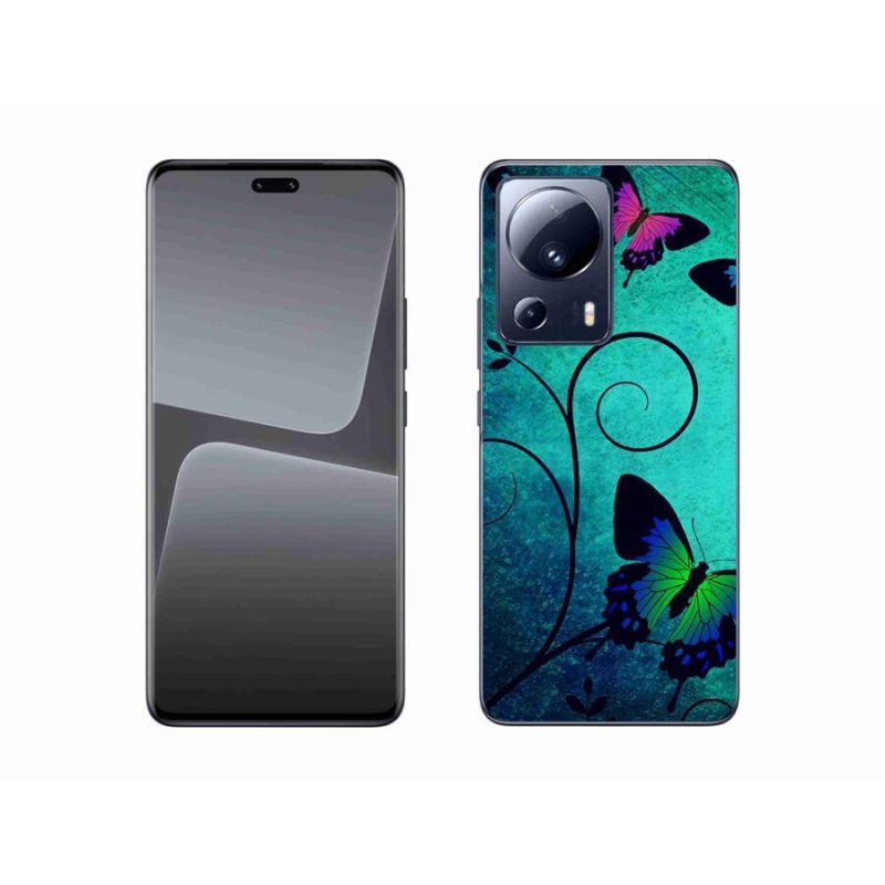 Gél borítás mmCase a Xiaomi 13 Lite-hoz - színes pillangók