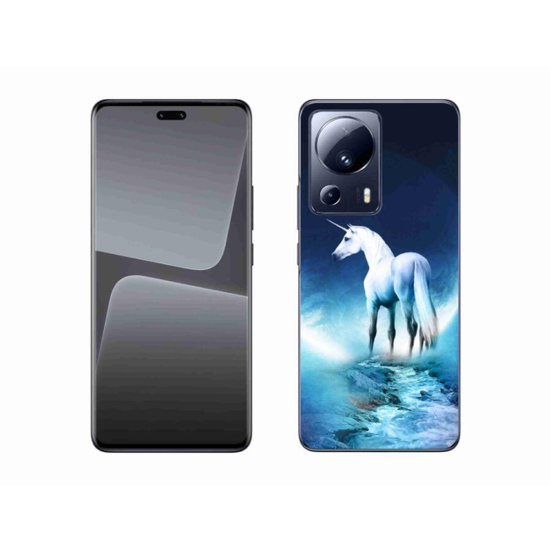 Gél borítás mmCase a Xiaomi 13 Lite készülékhez - fehér egyszarvú