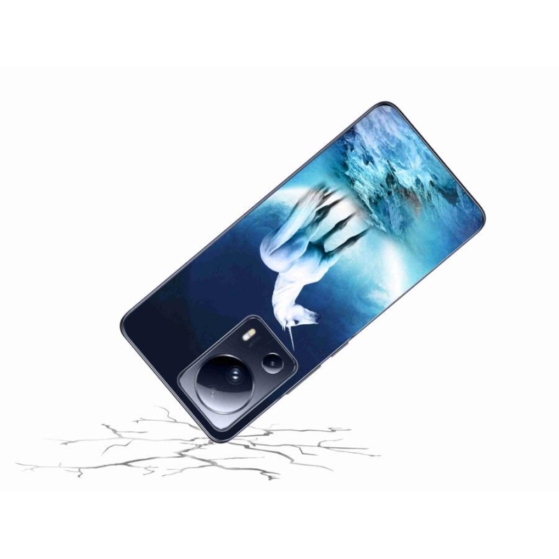 Gél borítás mmCase a Xiaomi 13 Lite készülékhez - fehér egyszarvú