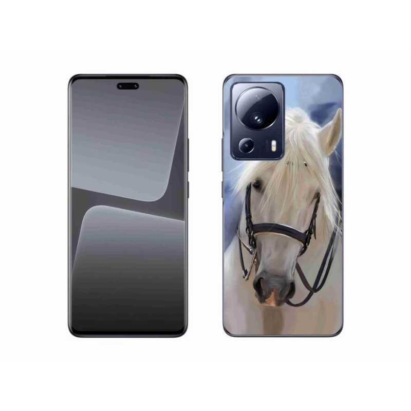 Gél borítás mmCase a Xiaomi 13 Lite-hoz - fehér ló
