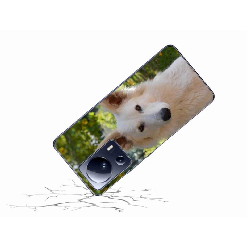 Gél borítás mmCase a Xiaomi 13 Lite-hoz - fehér svájci juhász 1