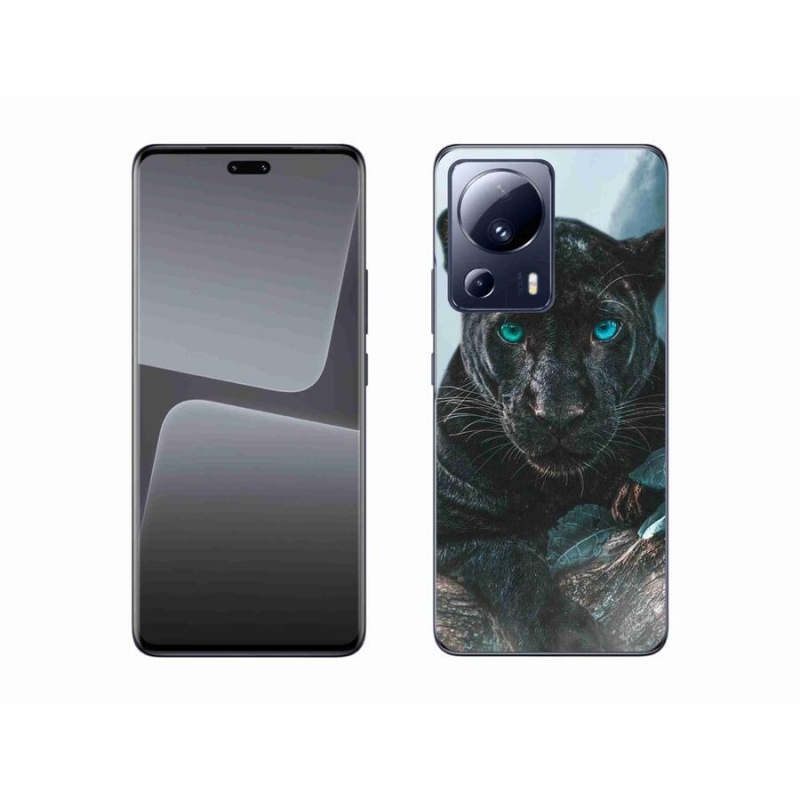 Gél borítás mmCase a Xiaomi 13 Lite-hoz - fekete párduc