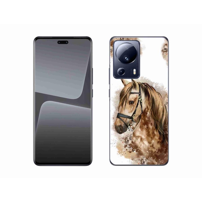 Gél borítás mmCase a Xiaomi 13 Lite-hoz - barna rajzfilm ló