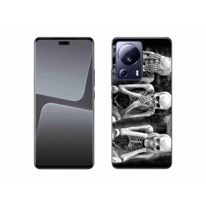 Gél borítás mmCase a Xiaomi 13 Lite számára - csontvázak