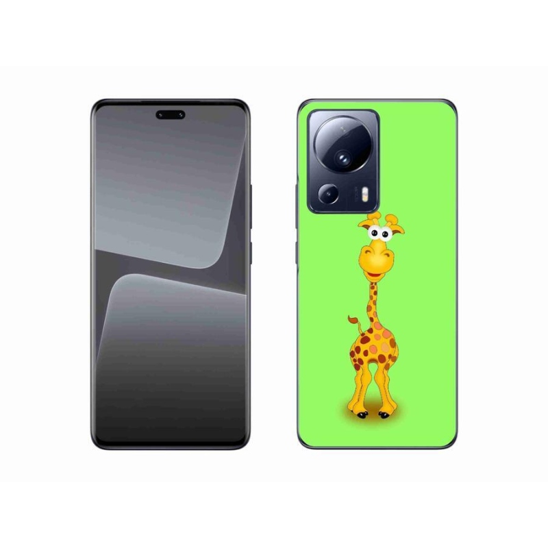 Gél borítás mmCase a Xiaomi 13 Lite-hoz - rajzfilm zsiráf