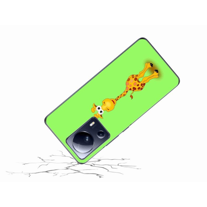 Gél borítás mmCase a Xiaomi 13 Lite-hoz - rajzfilm zsiráf