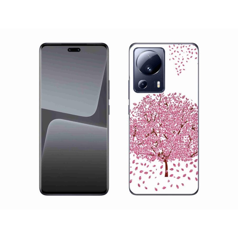 Gél borítás mmCase a Xiaomi 13 Lite-hoz - rajzfilmfa levelekkel