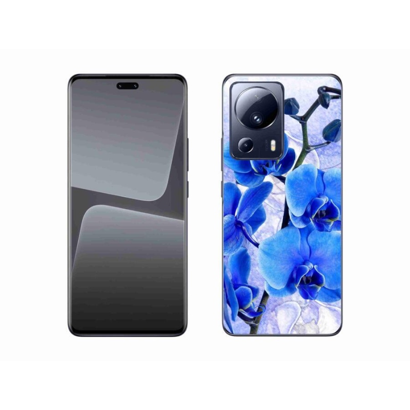 Gél borítás mmCase a Xiaomi 13 Lite-hoz - kék virágok