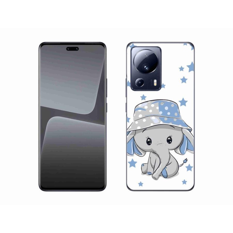 Gél borítás mmCase a Xiaomi 13 Lite-hoz - kék elefánt