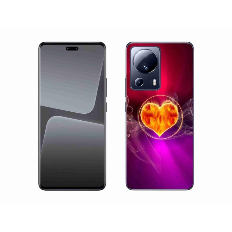Gél borítás mmCase a Xiaomi 13 Lite számára - tüzes szív