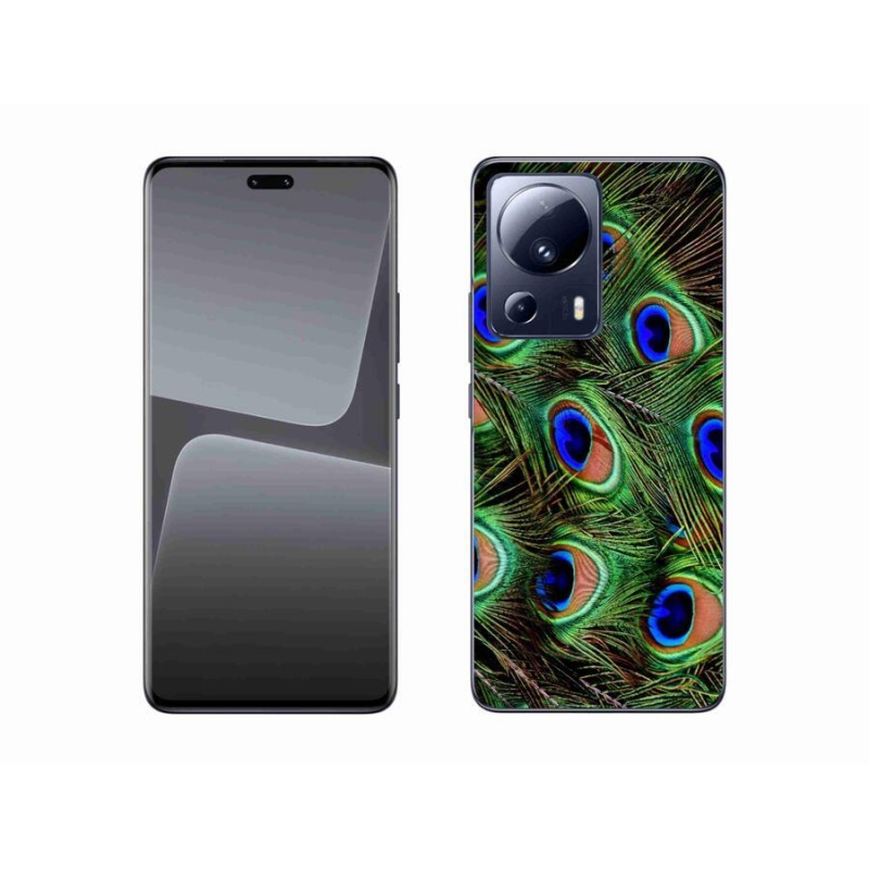 Zselés borítás mmCase a Xiaomi 13 Lite-hoz - pávatoll