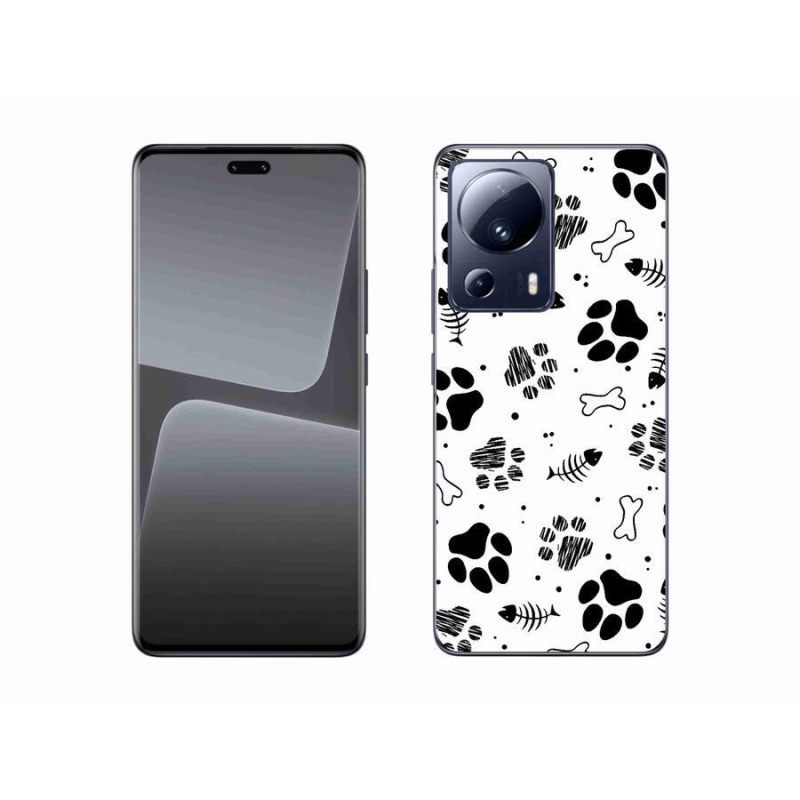 Gél borítás mmCase a Xiaomi 13 Lite-hoz - kutyamancsok 1