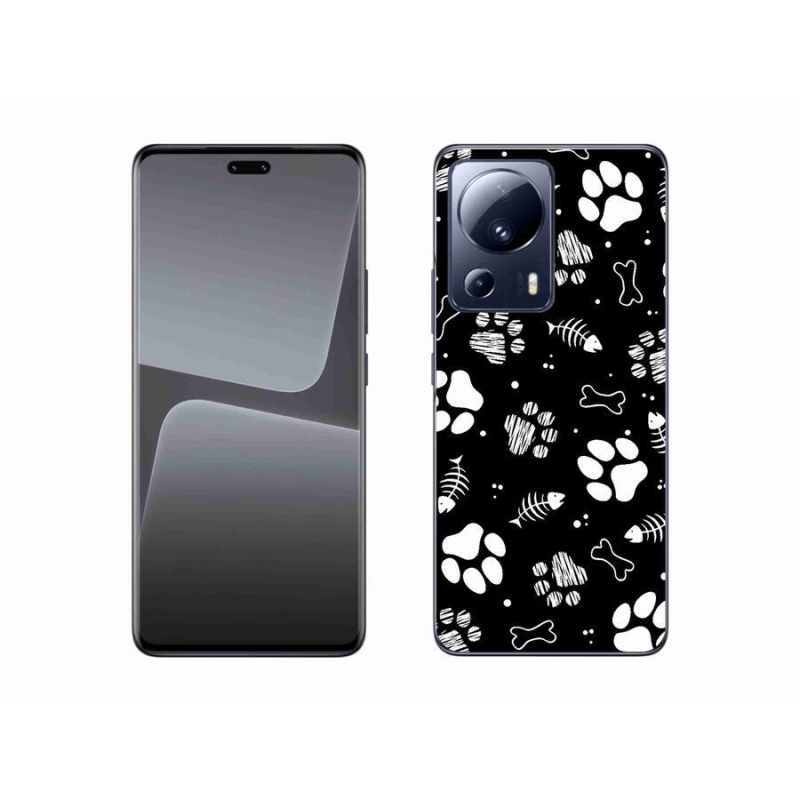 Gél borítás mmCase a Xiaomi 13 Lite-hoz - kutyamancsok