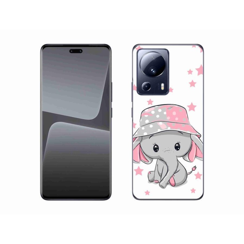 Gél borítás mmCase a Xiaomi 13 Lite-hoz - rózsaszín elefánt