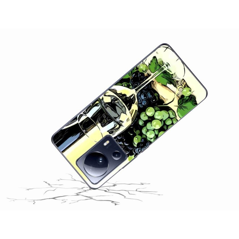 Gél borítás mmCase a Xiaomi 13 Lite számára - pohár bor