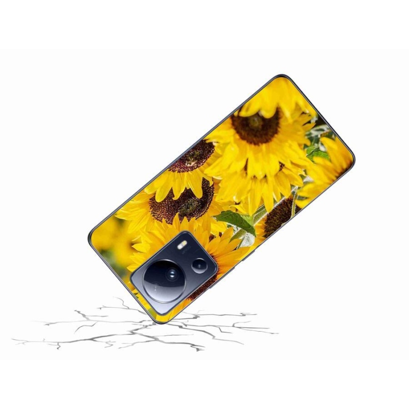 Gél borítás mmCase a Xiaomi 13 Lite készülékhez - Napraforgó