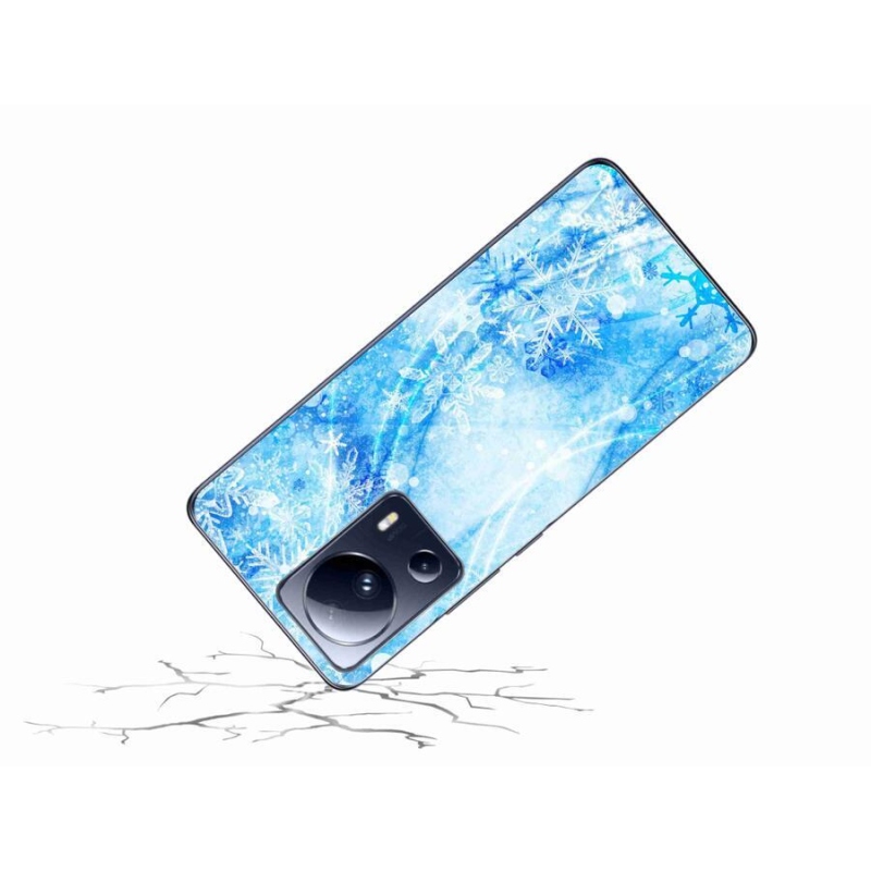 Gél borítás mmCase a Xiaomi 13 Lite készülékhez - hópelyhek