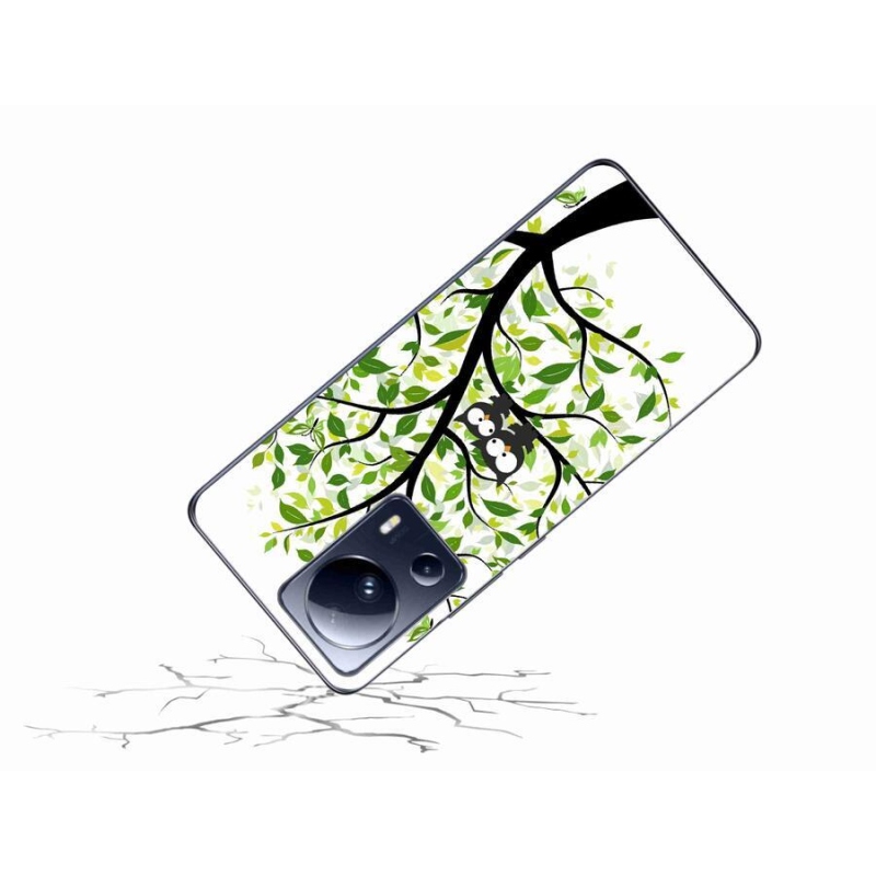 Gél borító mmCase a Xiaomi 13 Lite-hoz - baglyok a fán