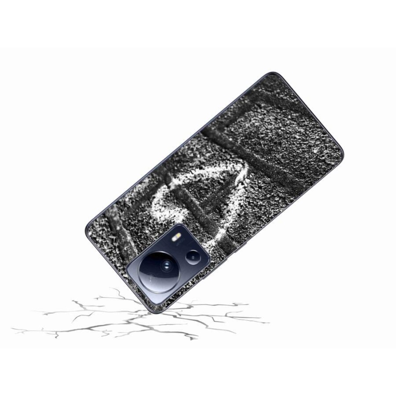 Gél borítás mmCase a Xiaomi 13 Lite-hoz - szív a falon