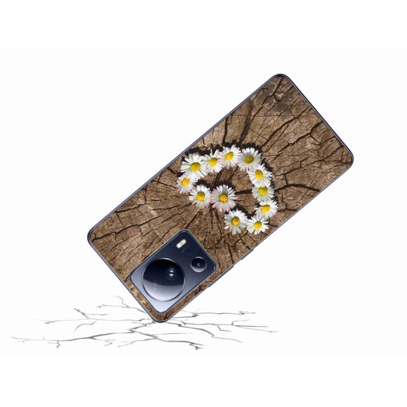 Gél borítás mmCase a Xiaomi 13 Lite-hoz - százszorszépek szíve