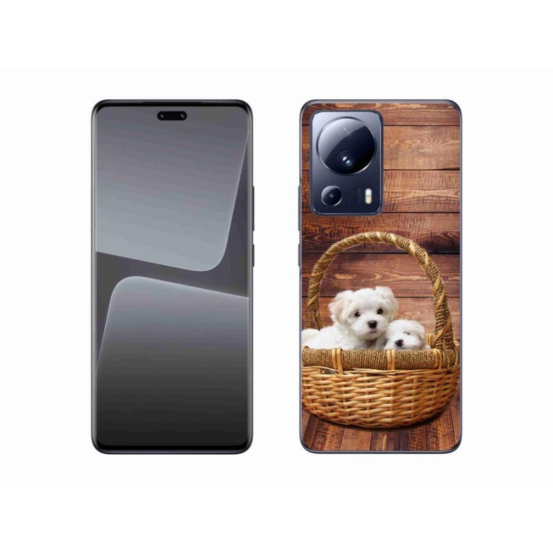 Gél borítás mmCase a Xiaomi 13 Lite-hoz - kölyökkutyák