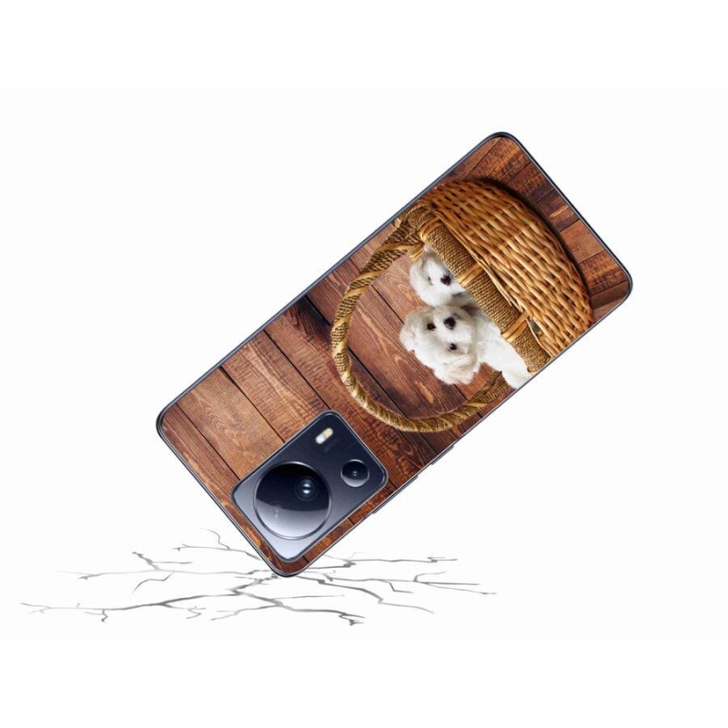 Gél borítás mmCase a Xiaomi 13 Lite-hoz - kölyökkutyák