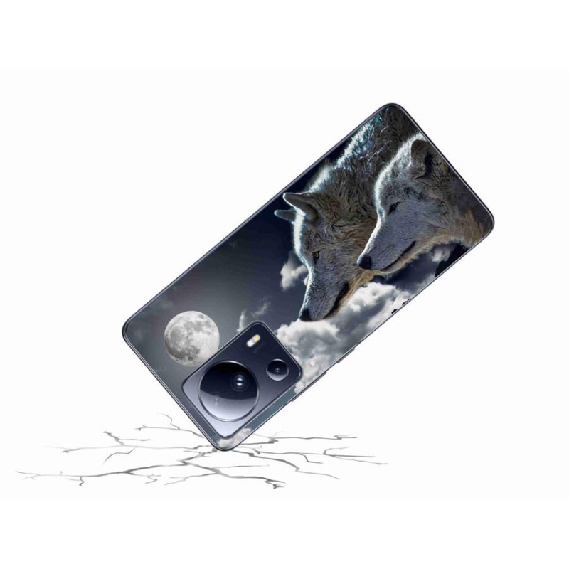 Gél borítás mmCase a Xiaomi 13 Lite-hoz - farkasok