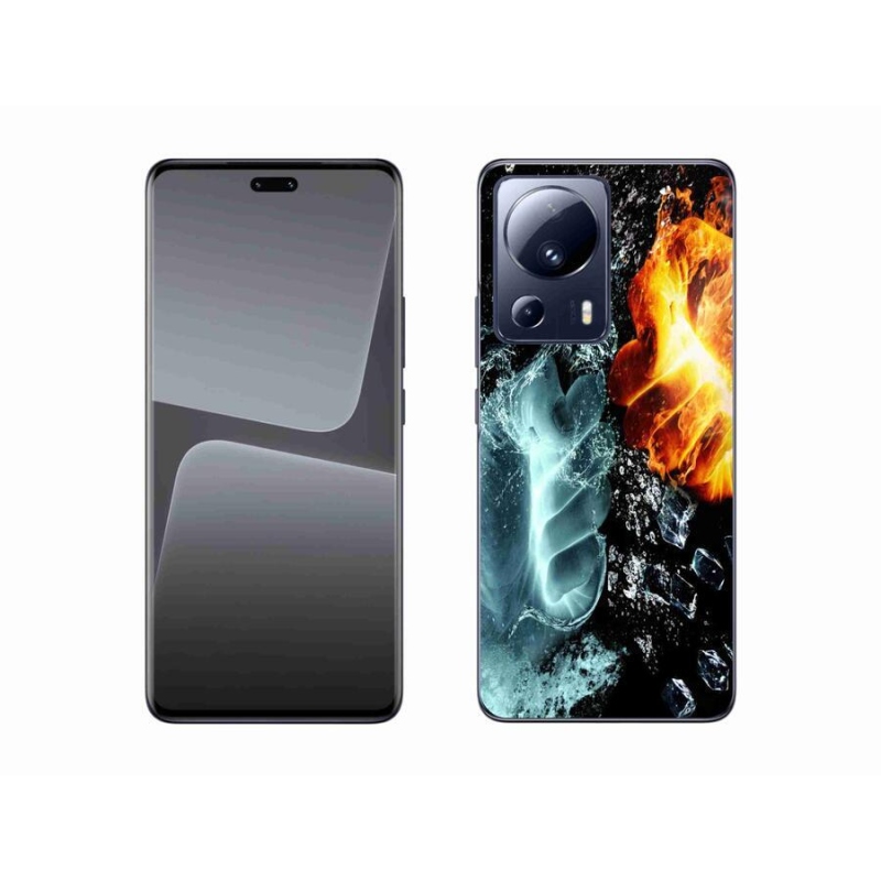 Gél borítás mmCase a Xiaomi 13 Lite számára - víz és tűz