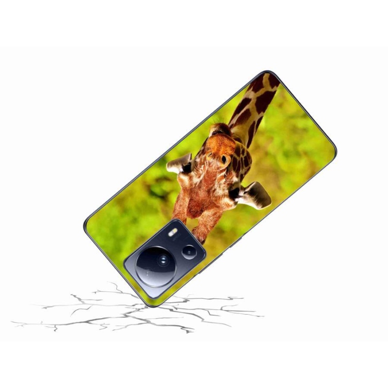 Gél borítás mmCase a Xiaomi 13 Lite-hoz - zsiráf