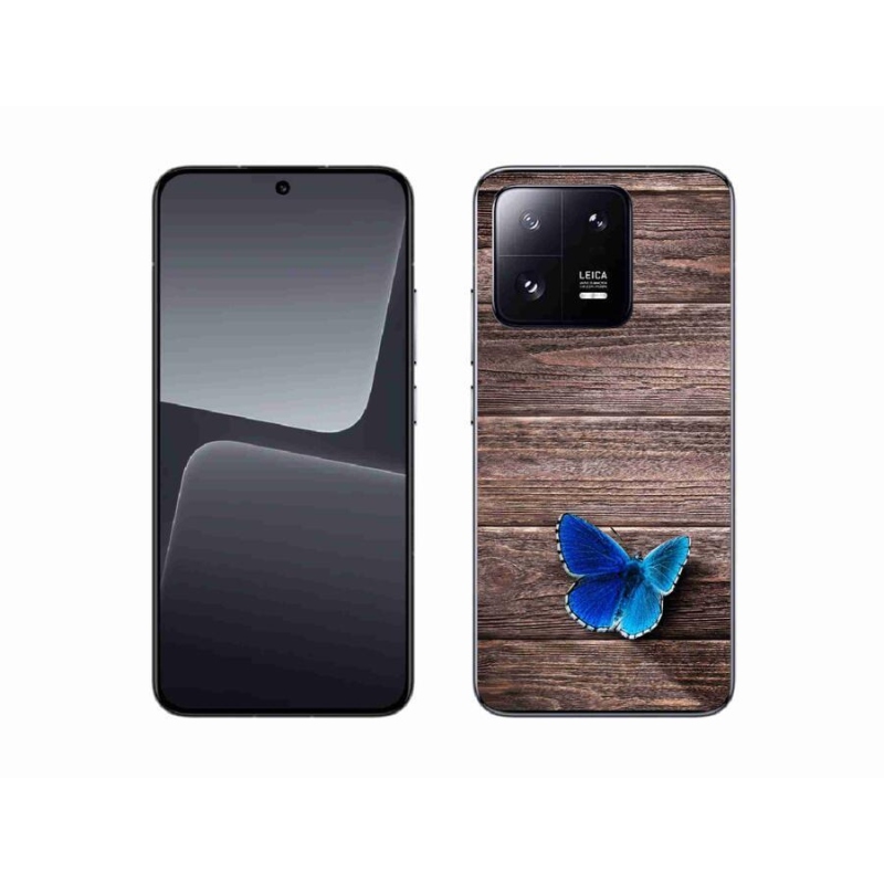 Gél borítás mmCase a Xiaomi 13-hoz - kék pillangó 1