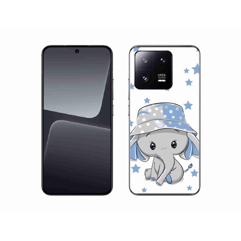 Gél borítás mmCase a Xiaomi 13-hoz - kék elefánt