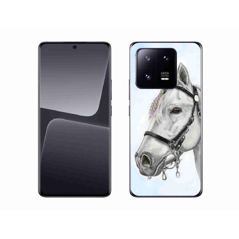 Gél borítás mmCase a Xiaomi 13 Pro-hoz - fehér ló 1