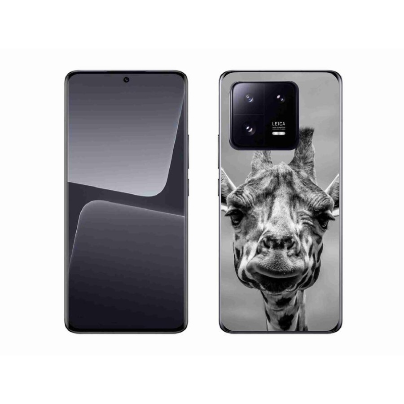 Gél borítás mmCase a Xiaomi 13 Pro-hoz - fekete-fehér zsiráf