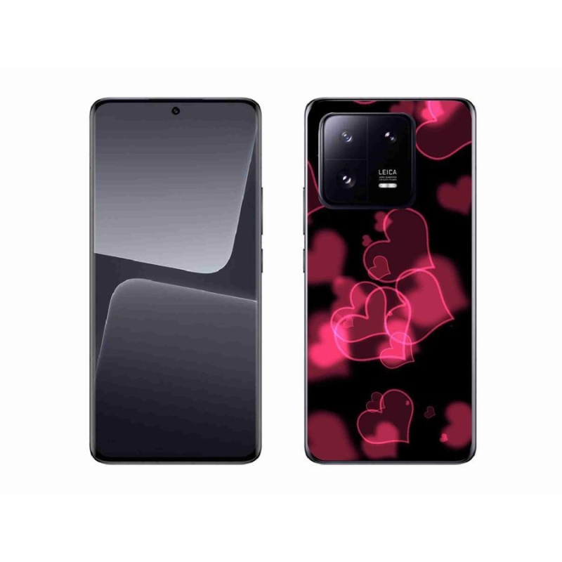 Gél borítás mmCase a Xiaomi 13 Pro-hoz - piros szívek