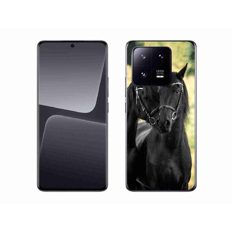 Gél borítás mmCase a Xiaomi 13 Pro számára - két fekete ló